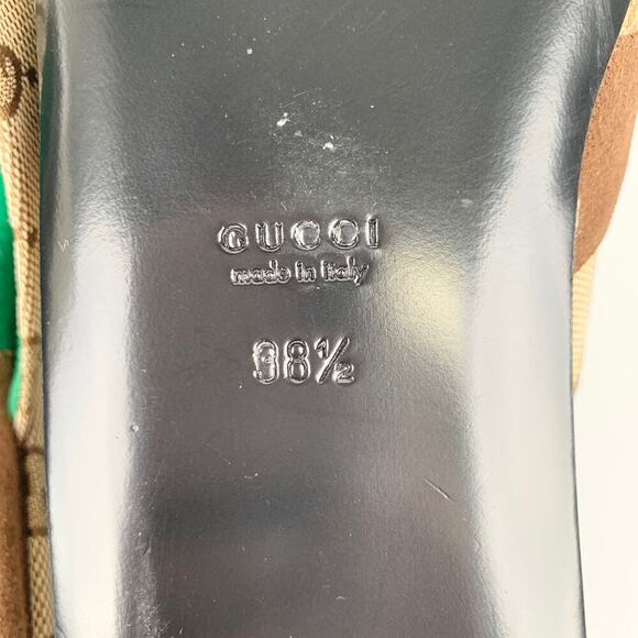 NIB Gucci monogram print slippers Size 38.5 - Picture 10 of 10